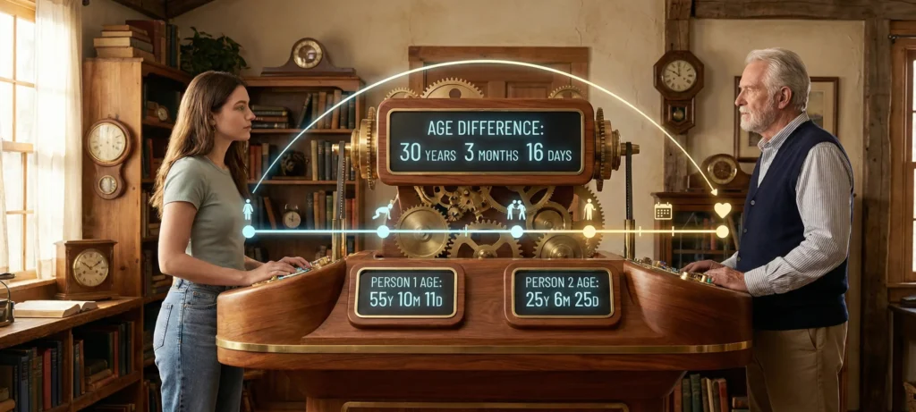 Age difference calculator